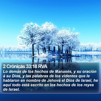 2 Crónicas 33:18 RVA Bible Verse Image