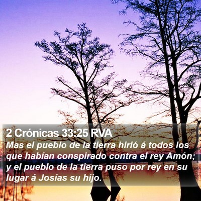 2 Crónicas 33:25 RVA Bible Verse Image