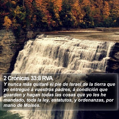 2 Crónicas 33:8 RVA Bible Verse Image