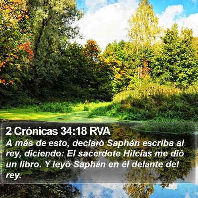 2 Crónicas 34:18 RVA Bible Verse Image