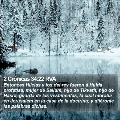 2 Crónicas 34:22 RVA Bible Verse Image