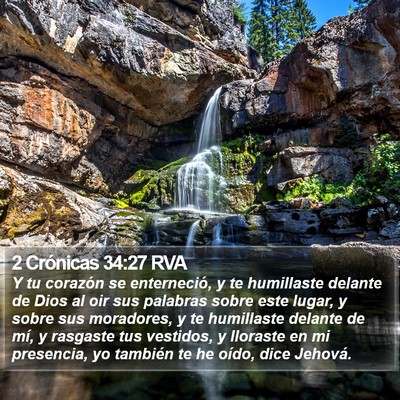 2 Crónicas 34:27 RVA Bible Verse Image