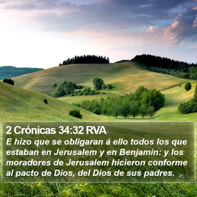 2 Crónicas 34:32 RVA Bible Verse Image