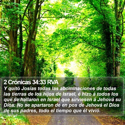 2 Crónicas 34:33 RVA Bible Verse Image
