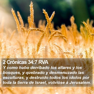 2 Crónicas 34:7 RVA Bible Verse Image