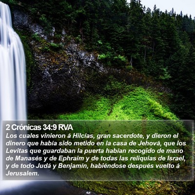 2 Crónicas 34:9 RVA Bible Verse Image