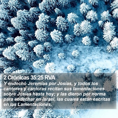 2 Crónicas 35:25 RVA Bible Verse Image