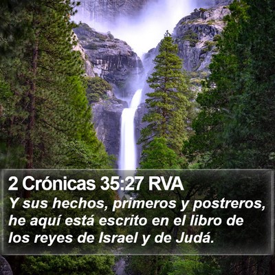 2 Crónicas 35:27 RVA Bible Verse Image