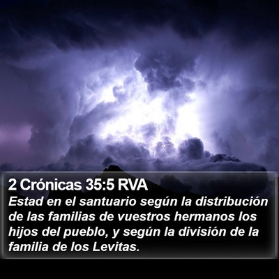 2 Crónicas 35:5 RVA Bible Verse Image