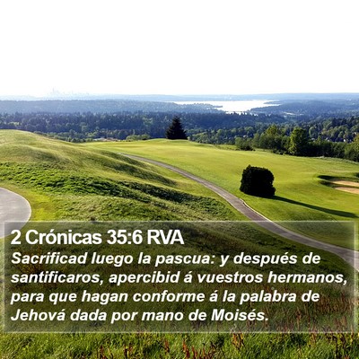 2 Crónicas 35:6 RVA Bible Verse Image
