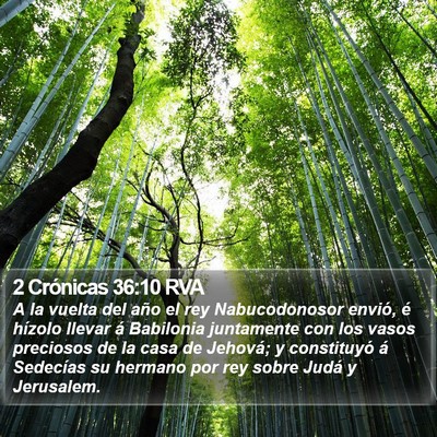 2 Crónicas 36:10 RVA Bible Verse Image