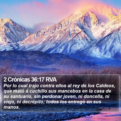 2 Crónicas 36:17 RVA Bible Verse Image