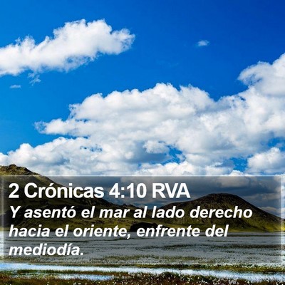 2 Crónicas 4:10 RVA Bible Verse Image