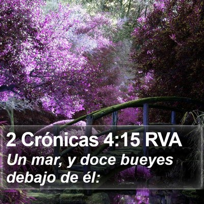 2 Crónicas 4:15 RVA Bible Verse Image