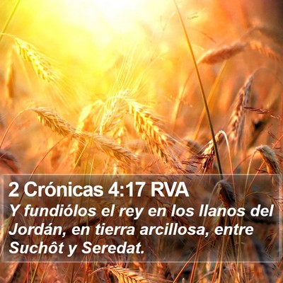 2 Crónicas 4:17 RVA Bible Verse Image
