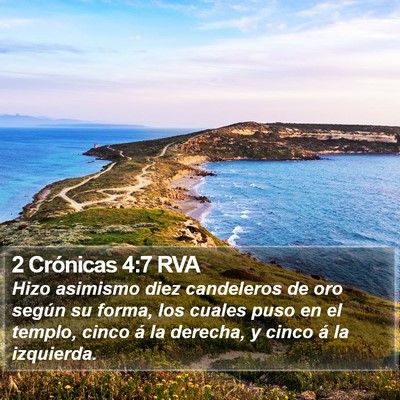 2 Crónicas 4:7 RVA Bible Verse Image