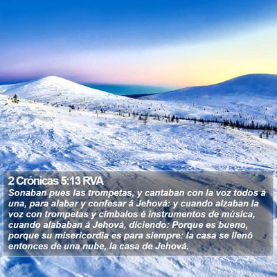 2 Crónicas 5:13 RVA Bible Verse Image