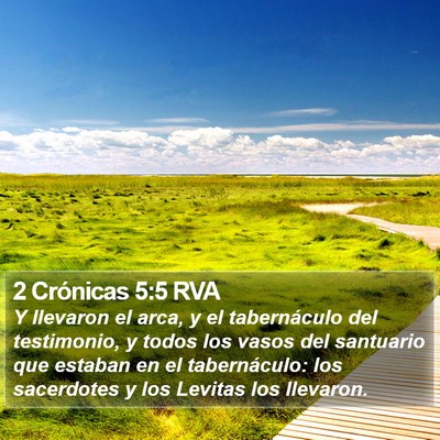 2 Crónicas 5:5 RVA Bible Verse Image