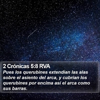 2 Crónicas 5:8 RVA Bible Verse Image