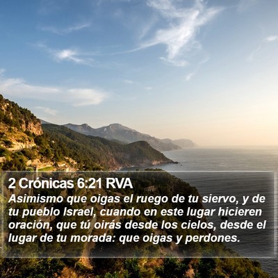 2 Crónicas 6:21 RVA Bible Verse Image