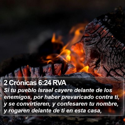 2 Crónicas 6:24 RVA Bible Verse Image