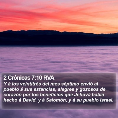 2 Crónicas 7:10 RVA Bible Verse Image