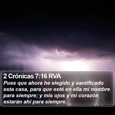 2 Crónicas 7:16 RVA Bible Verse Image