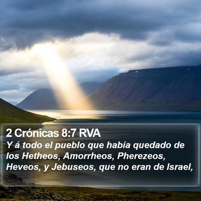 2 Crónicas 8:7 RVA Bible Verse Image