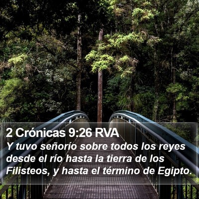 2 Crónicas 9:26 RVA Bible Verse Image