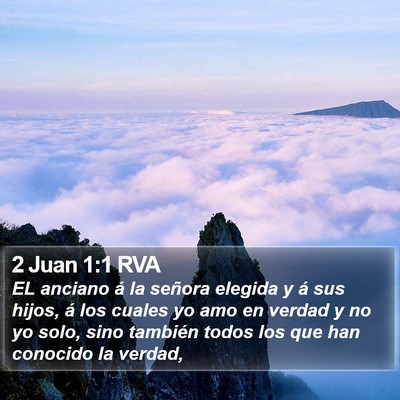2 Juan 1:1 RVA Bible Verse Image