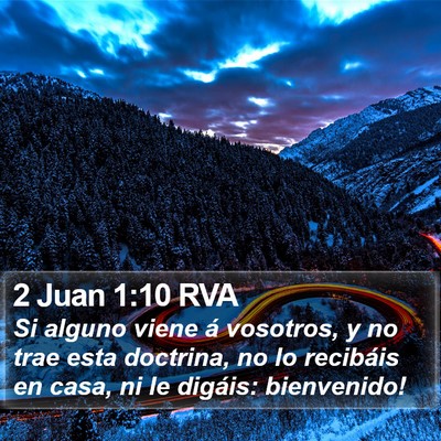 2 Juan 1:10 RVA Bible Verse Image