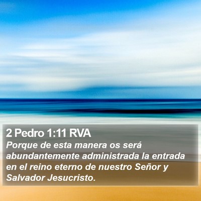 2 Pedro 1:11 RVA Bible Verse Image