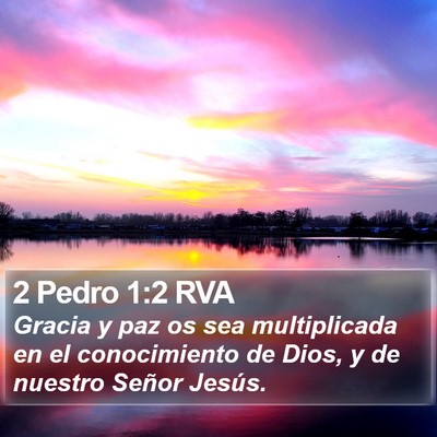 2 Pedro 1:2 RVA Bible Verse Image