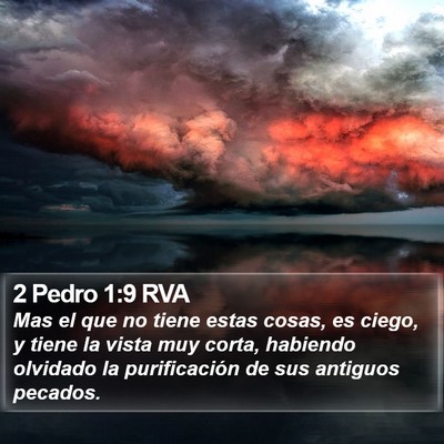 2 Pedro 1:9 RVA Bible Verse Image