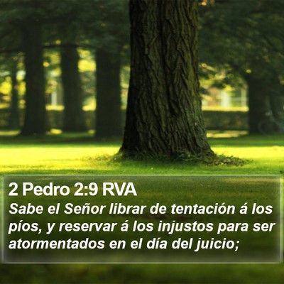 2 Pedro 2:9 RVA Bible Verse Image
