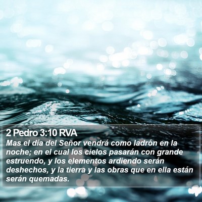 2 Pedro 3:10 RVA Bible Verse Image