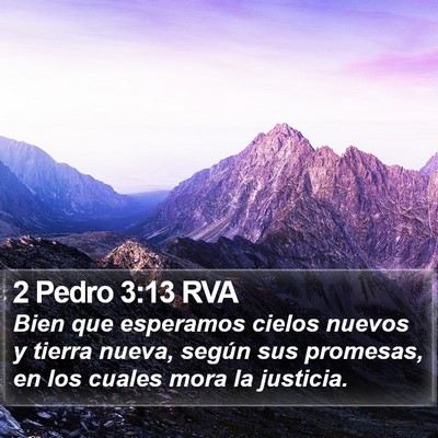 2 Pedro 3:13 RVA Bible Verse Image