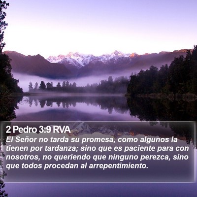 2 Pedro 3:9 RVA Bible Verse Image