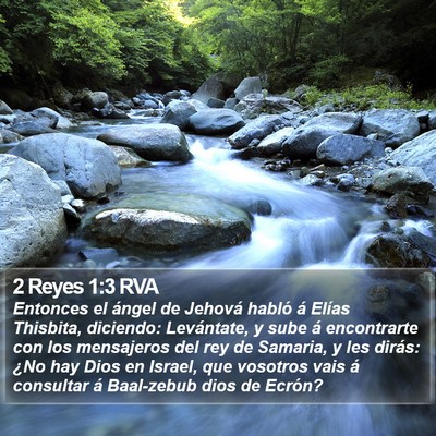 2 Reyes 1:3 RVA Bible Verse Image