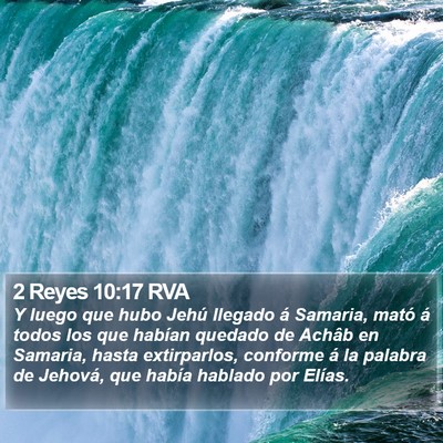 2 Reyes 10:17 RVA Bible Verse Image