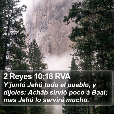 2 Reyes 10:18 RVA Bible Verse Image
