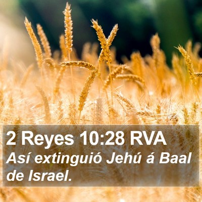 2 Reyes 10:28 RVA Bible Verse Image