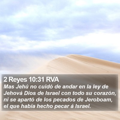 2 Reyes 10:31 RVA Bible Verse Image