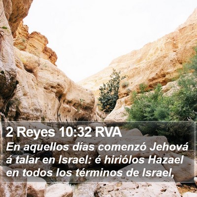 2 Reyes 10:32 RVA Bible Verse Image