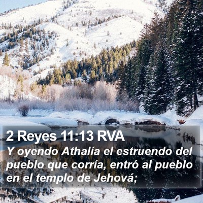 2 Reyes 11:13 RVA Bible Verse Image