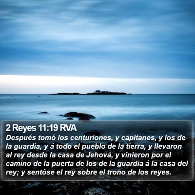 2 Reyes 11:19 RVA Bible Verse Image