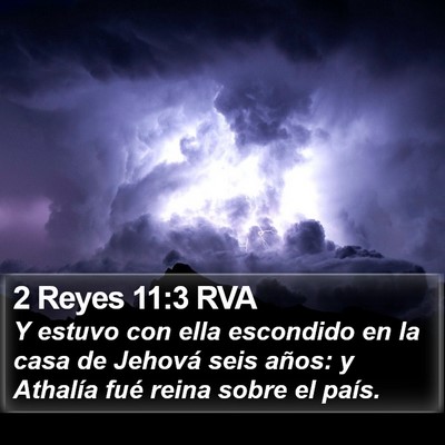 2 Reyes 11:3 RVA Bible Verse Image