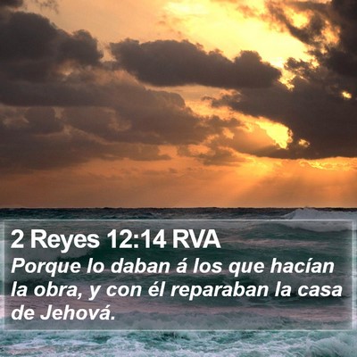 2 Reyes 12:14 RVA Bible Verse Image