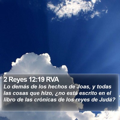 2 Reyes 12:19 RVA Bible Verse Image