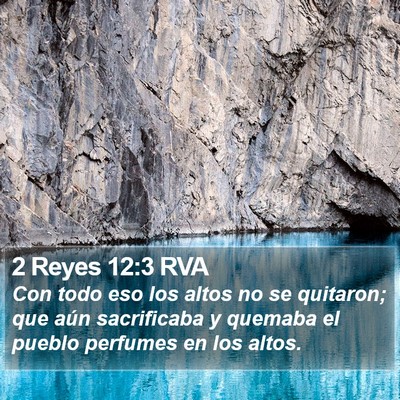 2 Reyes 12:3 RVA Bible Verse Image